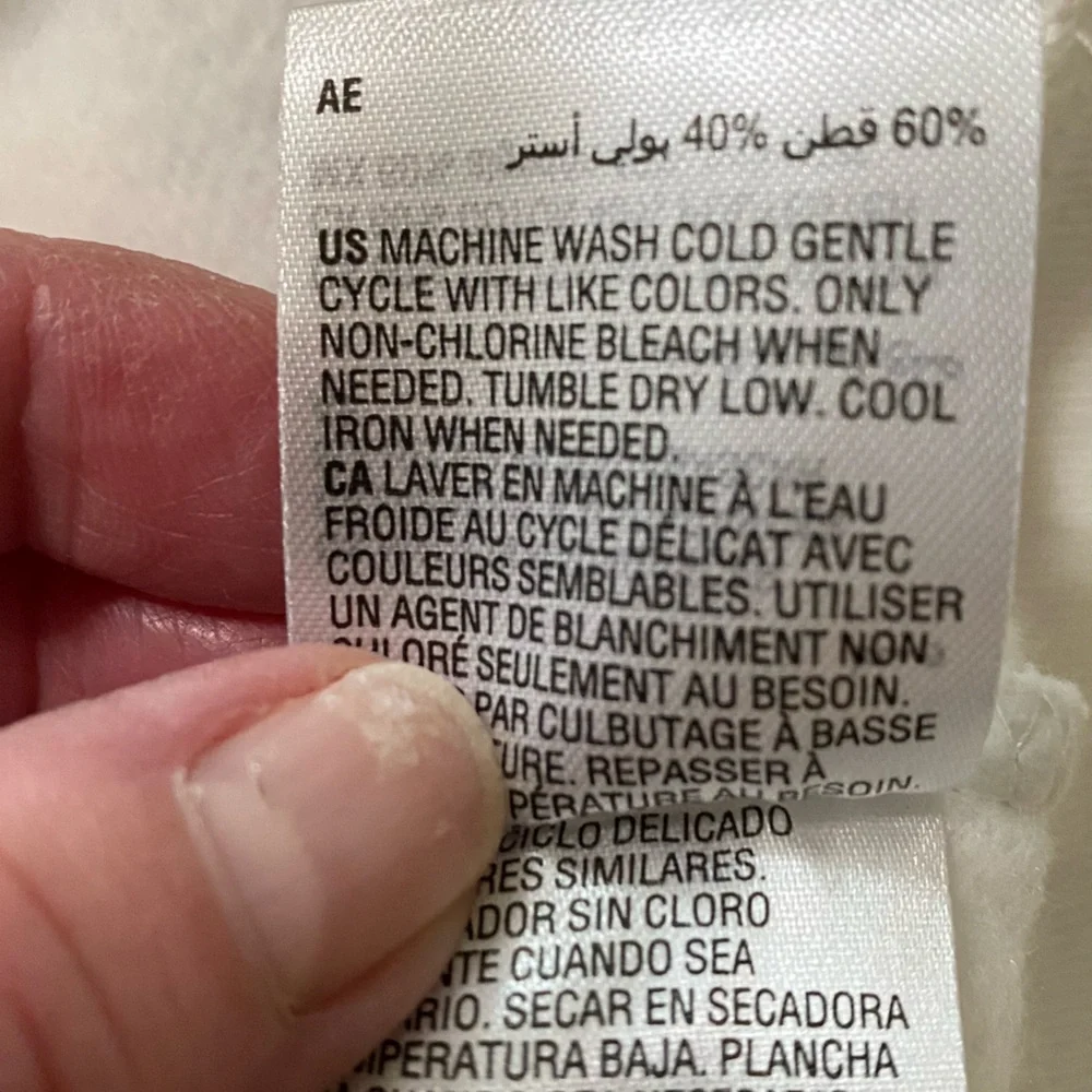 Karen Scott sport White Sweatshirt with Black Floral Print - Picture 3 of 6